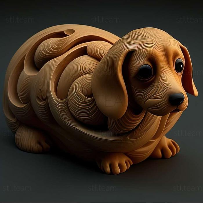 3D model Slugs dog (STL)